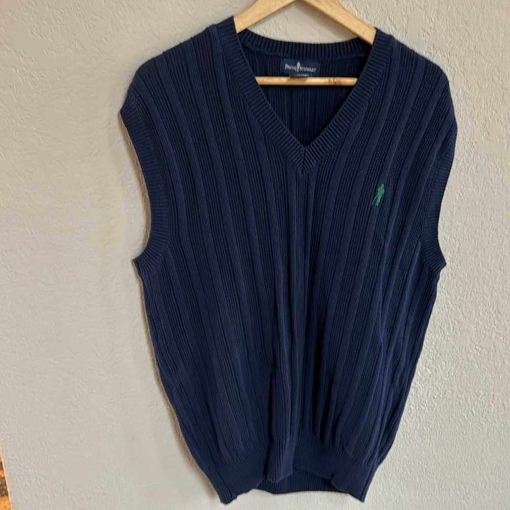 Vintage Payne Stewart Navy Golf Sweater Vest